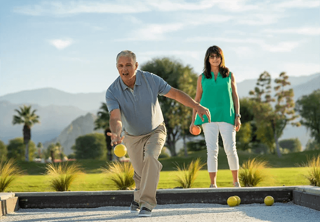 bocce player