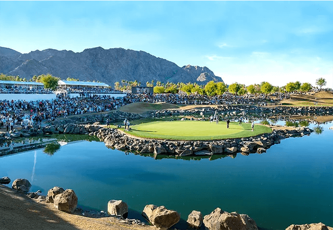 golf course and water